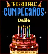 GIF Te deseo Feliz Cumpleaños Dalila